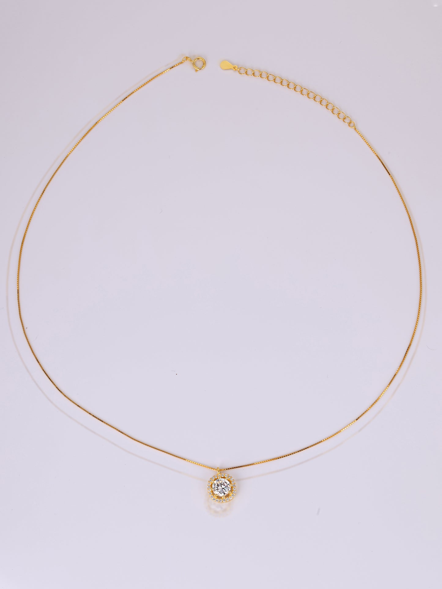 Dazzling Compass Necklace - Gold