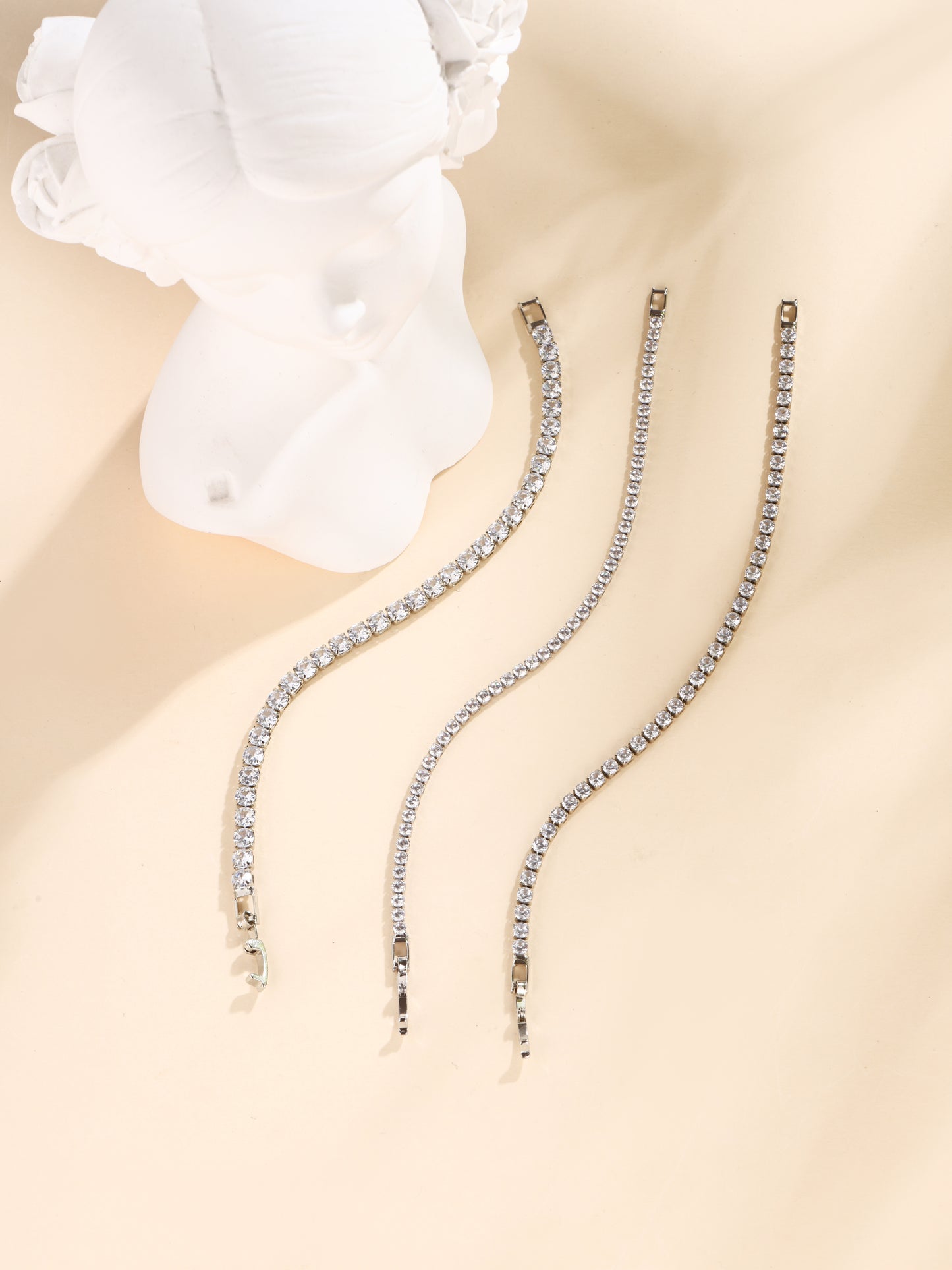 Silver Tennis Bracelet 3mm