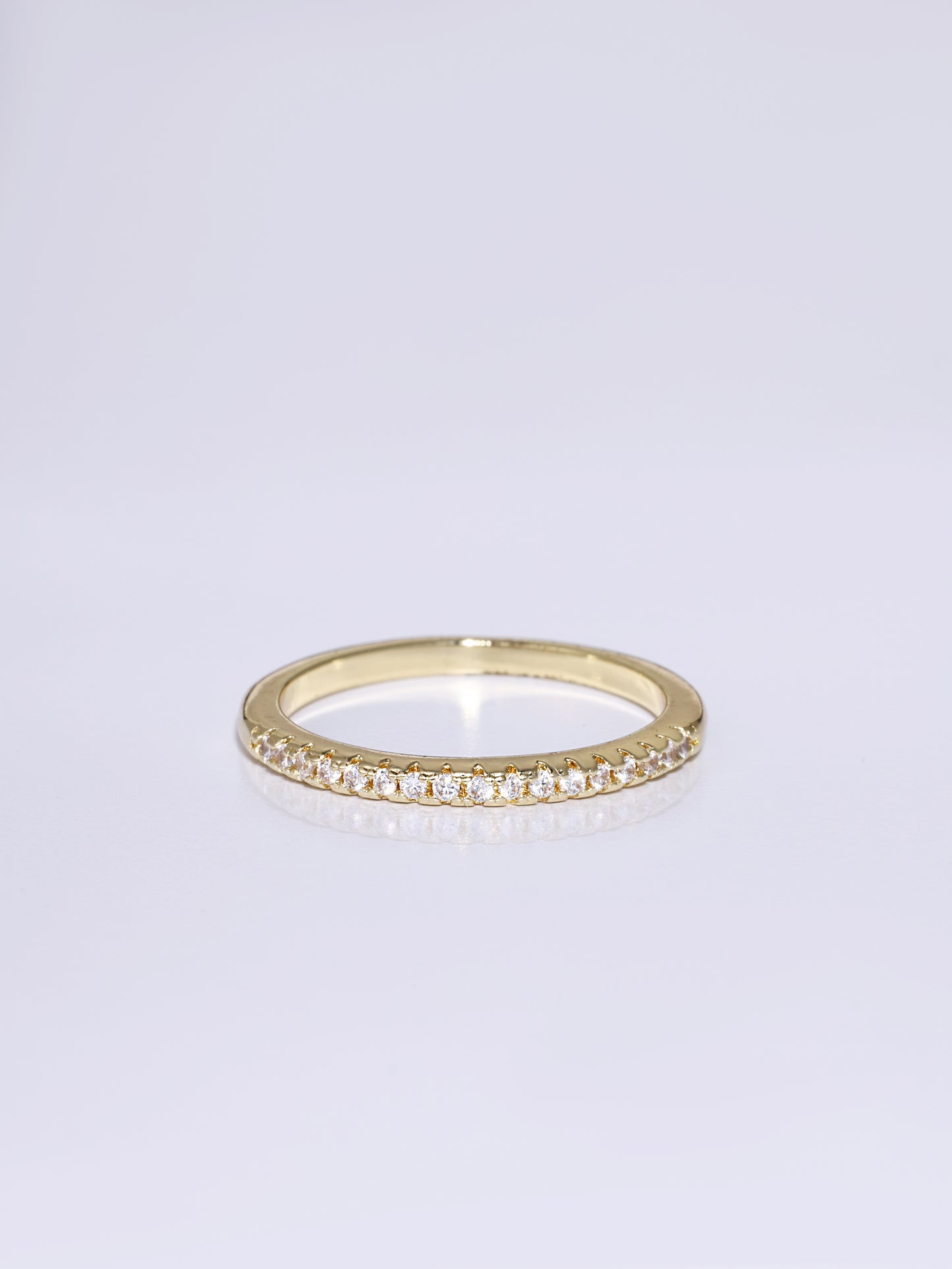 Gemstone Brilliance Adorned Ring - Gold