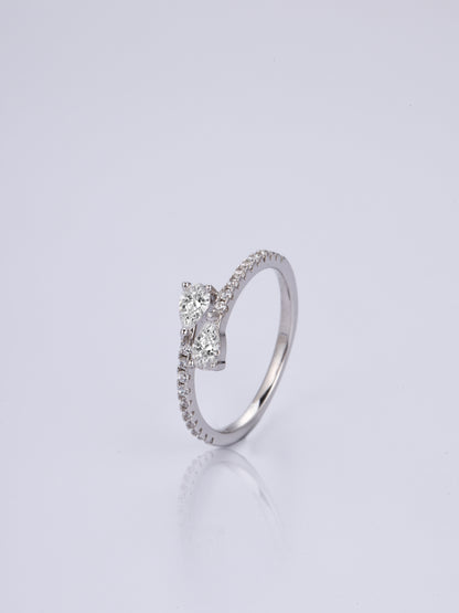 Starcrossed Ring - White Gold