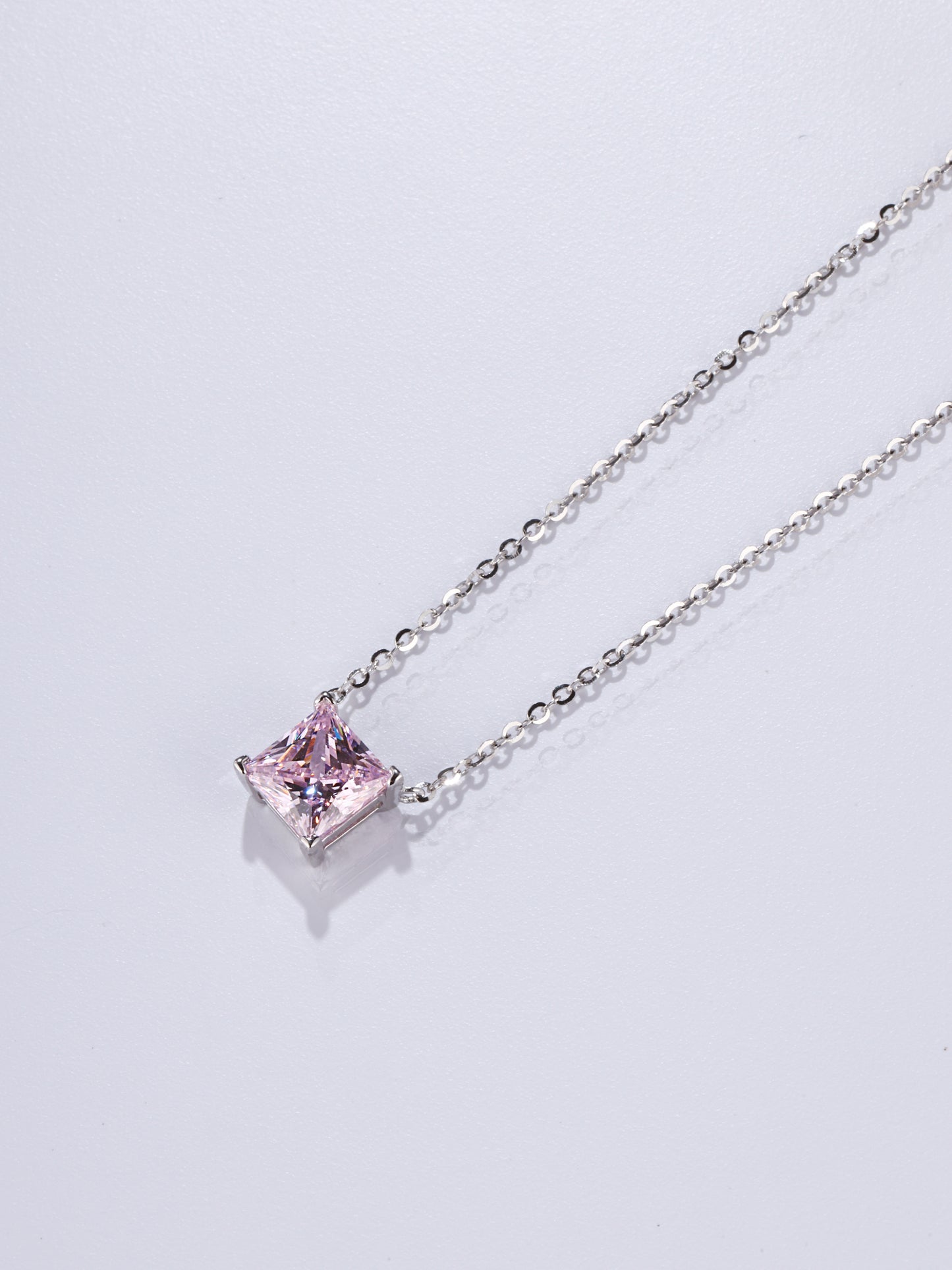 Friendship Necklace - Pink Gem