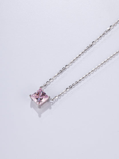 Friendship Necklace - Pink Gem