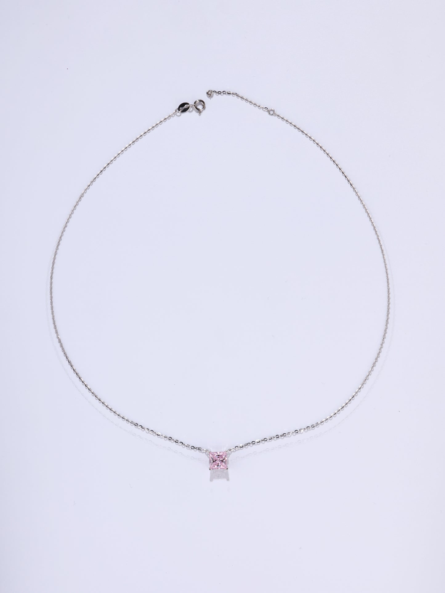 Friendship Necklace - Pink Gem