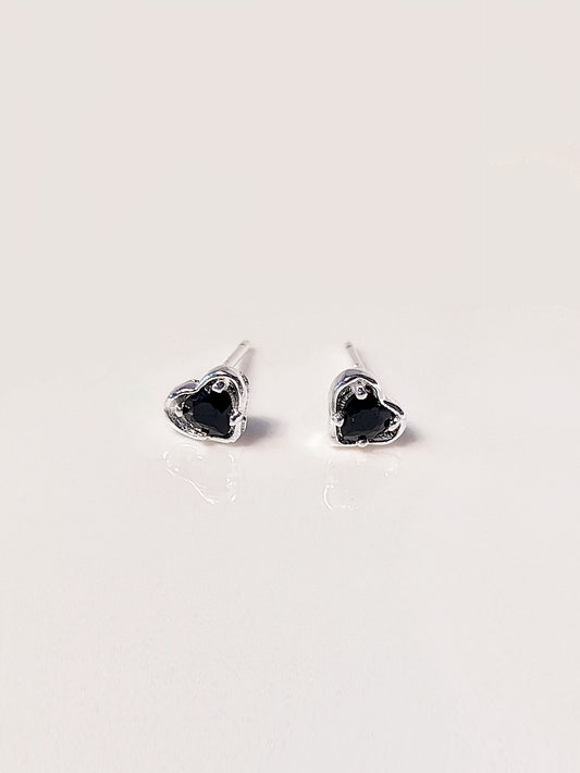 Starlight Gemstone - Black Earrings