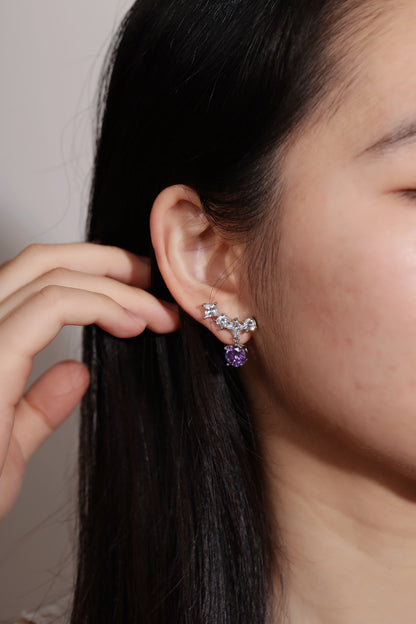 Purple Serenity - Earrings