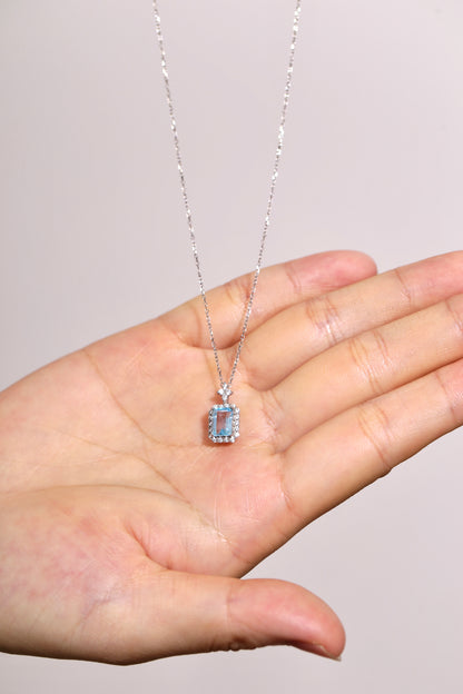 Baby Blue Love - Necklace