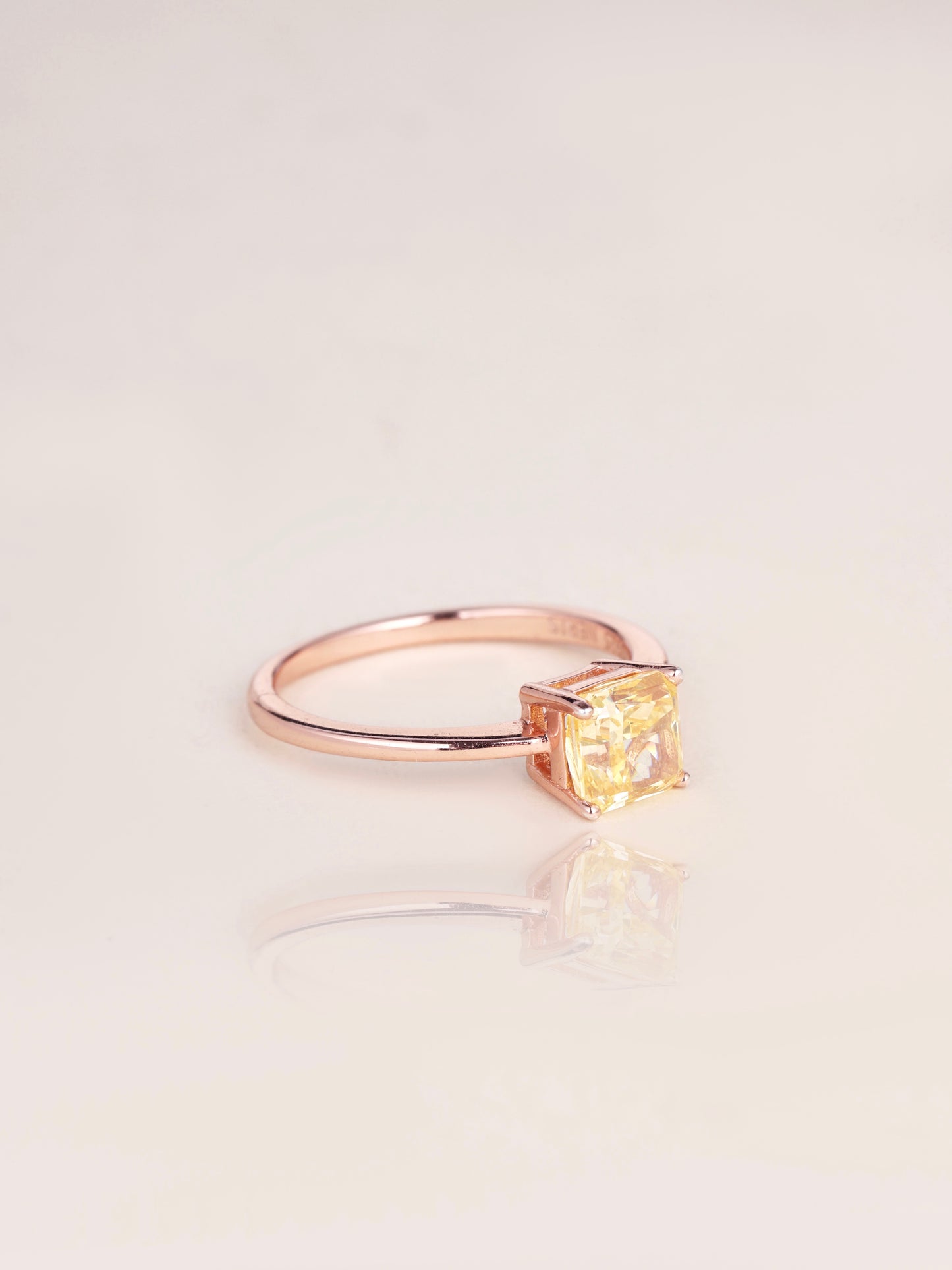 Friendship Ring - Yellow Gem